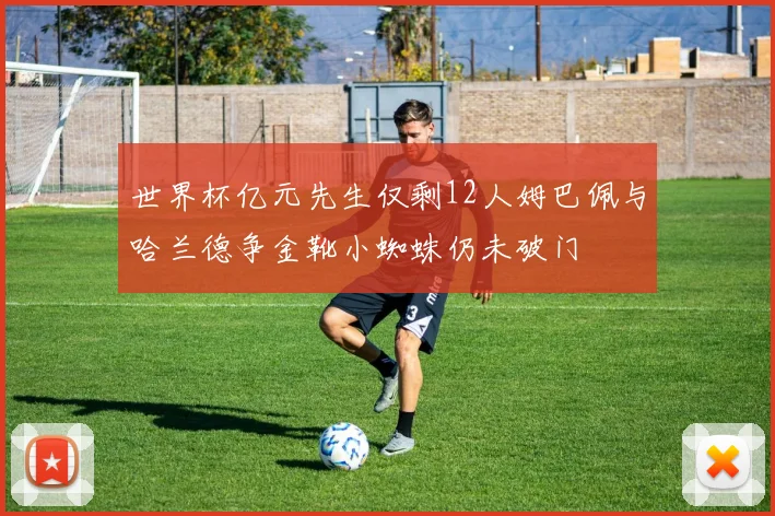 世界杯亿元先生仅剩12人姆巴佩与哈兰德争金靴小蜘蛛仍未破门